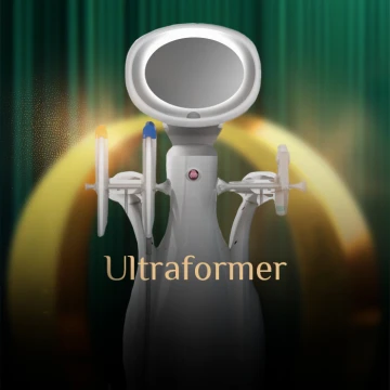 تقدم عياداتنا أحدث إصدارات الألترافورمر وهو من أفضل أجهزة التجميل التي تعتمد على تقنية الموجات فوق الصوتية عالية التركيز. يستهدف الألترا فورمر طبقات الجلد العميقة لتقوية البنية الداخلية وشد البشرة بشكل طبيعي، مما يُعزز من شكل الوجه والجسم دون الحاجة لجراح